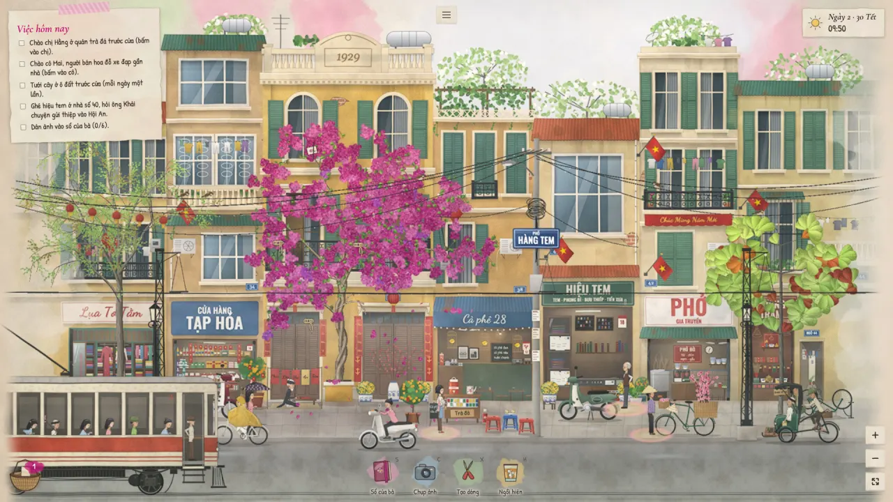 Hoa Giấy — Bốn mùa phố cũ — Ảnh trong game 1