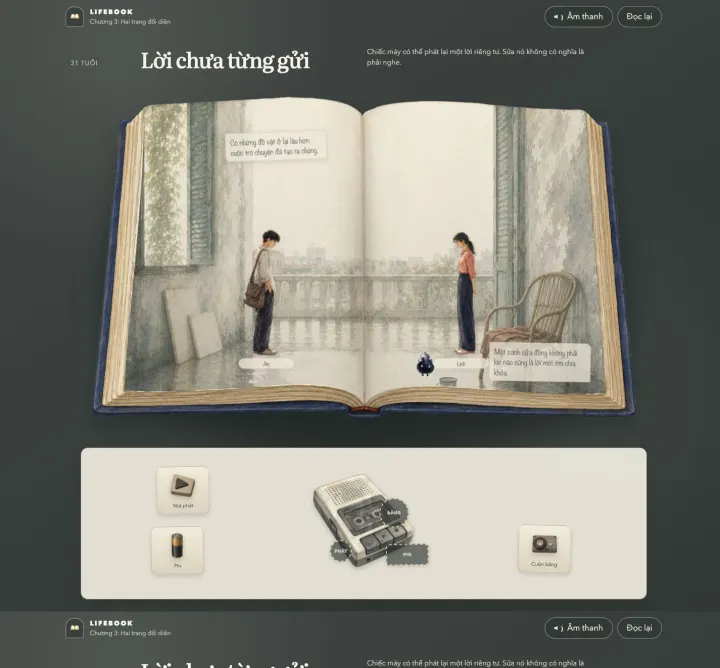 LIFEBOOK — Chapter 3: Two facing pages — Screenshots 3